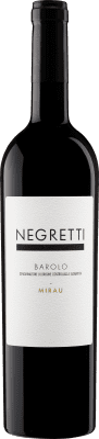 63,95 € Envio grátis | Vinho Tinto Negretti Mirau D.O.C.G. Barolo Piemonte Itália Nebbiolo 75 cl