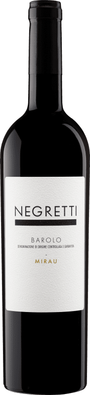 63,95 € Envío gratis | Vino Tinto Negretti Mirau D.O.C.G. Barolo Piemonte Italia Nebbiolo 75 cl