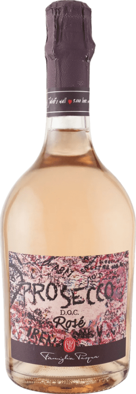 24,95 € 送料無料 | ロゼのスパークリングワイン Pasqua Extra Dry — スーパードライ Rosé — ロゼ D.O.C. Prosecco ベネト イタリア Pinot Noir — ピノ・ノワール, Glera — グレラ 75 cl