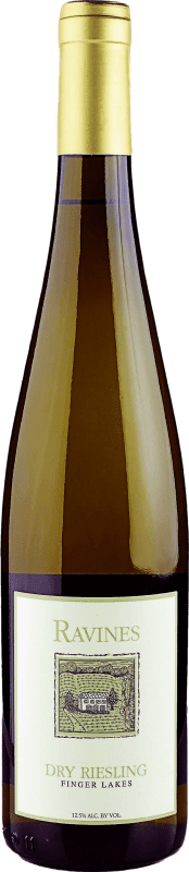 41,95 € 送料無料 | 白ワイン Ravines Dry — 辛口 A.V.A. Finger Lakes アメリカ Riesling — リースリング 75 cl