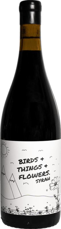 66,95 € 送料無料 | 赤ワイン Upsidedown Birds Things Flowers Washington アメリカ Syrah — シラー 75 cl