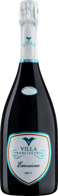 46,95 € Free Shipping | White Sparkling Wine Villa Franciacorta Emozione Brut D.O.C.G. Franciacorta Lombardia Italy Pinot Noir, Chardonnay, Pinot Blanc 75 cl
