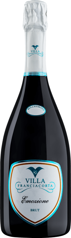 51,95 € 免费送货 | 白起泡酒 Villa Franciacorta Emozione Brut — 起泡酒 干型 D.O.C.G. Franciacorta 伦巴第 意大利 Pinot Noir — 黑皮诺, Chardonnay — 莎当妮, Pinot Blanc — 白皮诺 75 cl