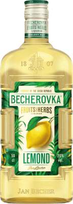 26,95 € Envío gratis | Licor de Hierbas Becherovka República Checa Botella Medium 50 cl Lemon — Limón