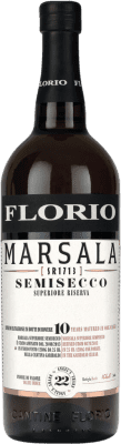 59,95 € Spedizione Gratuita | Vino Liquoroso Florio Semiseco — Semisecco Classico Superiore Riserva D.O.C. Marsala Sicilia Italia 10 Anni 75 cl