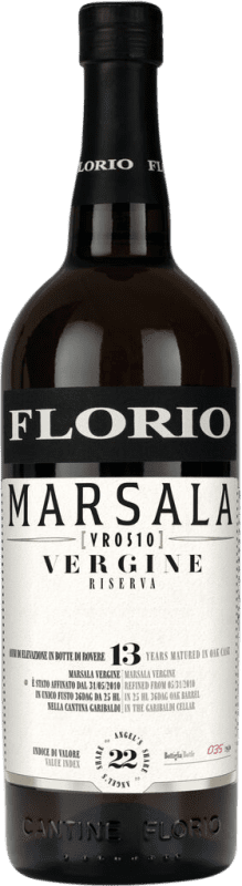 67,95 € Spedizione Gratuita | Vino Liquoroso Florio Vergine Classico Riserva D.O.C. Marsala Sicilia Italia 13 Anni 75 cl