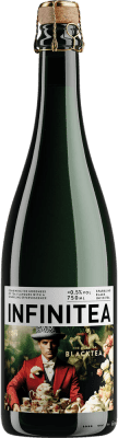 16,95 € Free Shipping | White Sparkling Wine ChatO ZerO Infinitea The Duke of Blacktea Germany 75 cl Alcohol-Free