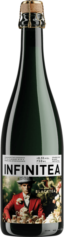 16,95 € 免费送货 | 白起泡酒 ChatO ZerO Infinitea The Duke of Blacktea 德国 75 cl 不含酒精