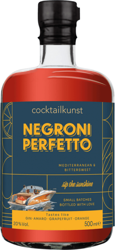 33,95 € Envoi gratuit | Liqueurs Cocktailkunst Perfetto Allemagne Bouteille Medium 50 cl Negroni
