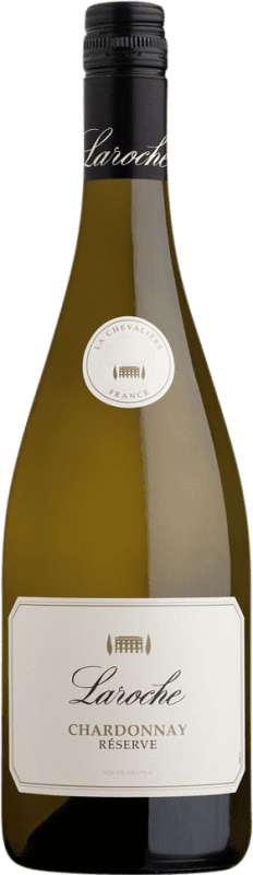 19,95 € Spedizione Gratuita | Vino Bianco Laroche Mas la Chevalière Riserva Francia Chardonnay 75 cl