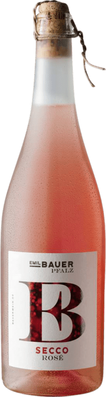 16,95 € 免费送货 | 桃红起泡酒 Emil Bauer Seco — 干型 Rosé — 桃红葡萄酒 德国 75 cl