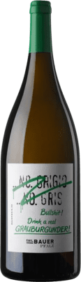 42,95 € Envío gratis | Vino Blanco Emil Bauer No Grigio No Gris Alemania Pinot Gris Botella Magnum 1,5 L