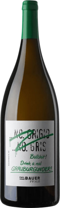 42,95 € 免费送货 | 白葡萄酒 Emil Bauer No Grigio No Gris 德国 Pinot Gris — 灰皮诺 大瓶 — Magnum 1,5 L