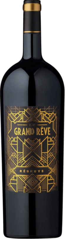 29,95 € Envío gratis | Vino Tinto Fonjoya Delta Le Grand Rêve Reserva Francia Botella Magnum 1,5 L