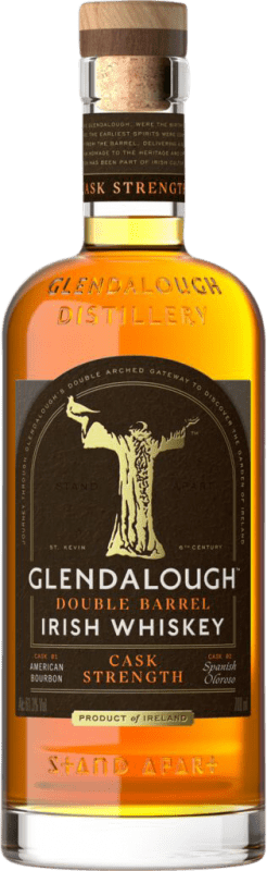 97,95 € Envoi gratuit | Whisky Blend Glendalough Double Cask Strength — Brut de Fût, Barrel — Fût Irlande 70 cl