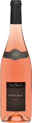 14,95 € Envío gratis | Vino Rosado Saget La Perrière Guy Saget Rosé — Rosado A.O.C. Francia Francia Pinot Negro 75 cl