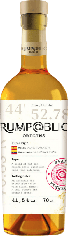 53,95 € 送料無料 | ラム Illva Saronno Rump@blic Origins Spain & Venezuela イタリア 70 cl