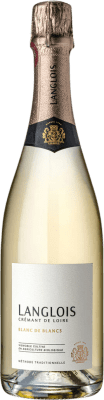 36,95 € 送料無料 | 白のスパークリングワイン Château Langlois Blanc de Blancs A.O.C. Crémant de Loire ロワール フランス 75 cl