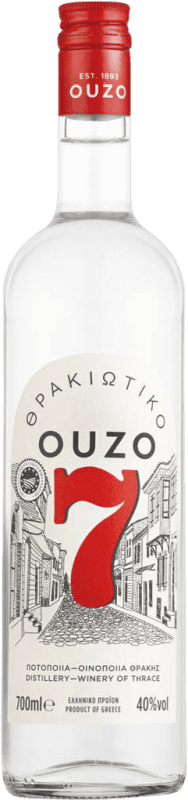 19,95 € Kostenloser Versand | Anislikör Ouzo 7 Thracian Griechenland 70 cl