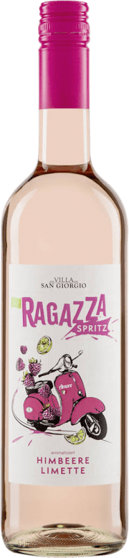 9,95 € 免费送货 | 桃红葡萄酒 Villa San Giorgio Ragazza Spritz — 斯普利茨 意大利 Bio — 生态 有机 天然 75 cl Himbeere — 覆盆子, Limette — 青柠