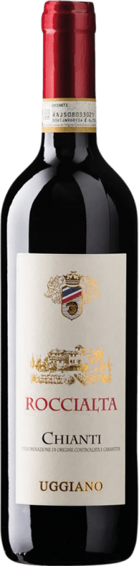 12,95 € Бесплатная доставка | Красное вино Uggiano Roccialta D.O.C.G. Chianti Тоскана Италия 75 cl