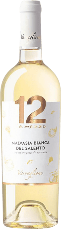13,95 € Envio grátis | Vinho Branco Varvaglione 12 e Mezzo I.G.T. Salento Puglia Itália Malvasia 75 cl