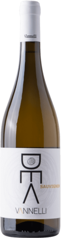 12,95 € Envío gratis | Vino Blanco Vannelli I.G.T. Lazio Lazio Italia Sauvignon 75 cl