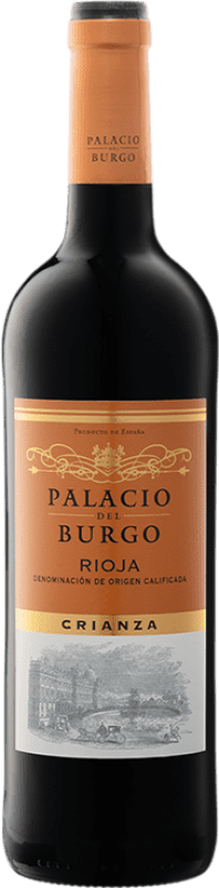 13,95 € Envio grátis | Vinho Tinto Burgo Viejo Palacio Crianza D.O.Ca. Rioja La Rioja Espanha Tempranillo 75 cl