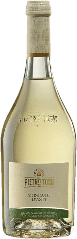 19,95 € Envío gratis | Espumoso Blanco Toso Pietro D.O.C.G. Moscato d'Asti Piemonte Italia Moscato 75 cl