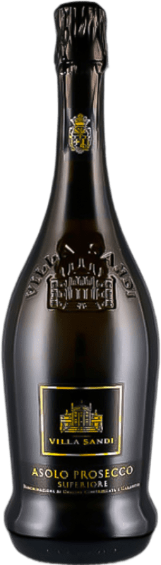 18,95 € 免费送货 | 白起泡酒 Villa Sandi Brut — 起泡酒 干型 特级 D.O.C.G. Asolo Prosecco 威尼托 意大利 Glera — 格莱拉 75 cl