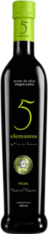 13,95 € Envio grátis | Azeite de Oliva Finca La Pontezuela 5 Elementos AOVE Virgem Extra Espanha Picual Garrafa Medium 50 cl