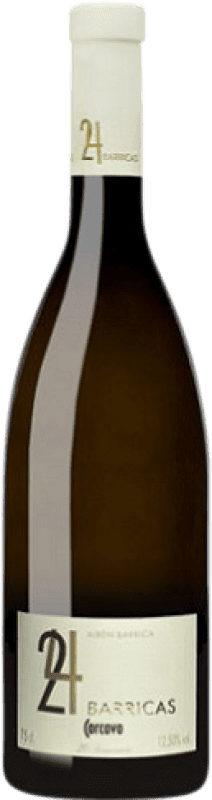 14,95 € Envoi gratuit | Vin Blanc Megía Corcovo 24 Barricas D.O. Valdepeñas Castilla La Mancha Espagne Airén 75 cl