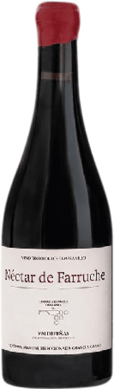 16,95 € Envío gratis | Vino Tinto Corrales Espinosa Néctar de Farruche D.O. Valdepeñas Castilla la Mancha España Tempranillo Botella Medium 50 cl