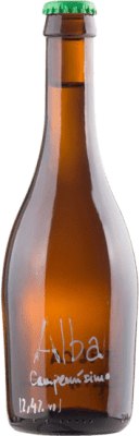 22,95 € Free Shipping | White Sparkling Wine Alba Campeonísimo Andalusia Spain Palomino Fino Third-Liter Bottle 33 cl