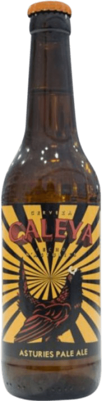 4,95 € Envio grátis | Cerveja Caleya Pale Ale Espanha Garrafinha Terço 33 cl
