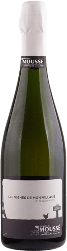 174,95 € Envío gratis | Espumoso Blanco Cédric Moussé Les Vignes de Mon Village Longue Garde A.O.C. Champagne Champagne Francia Pinot Meunier 75 cl