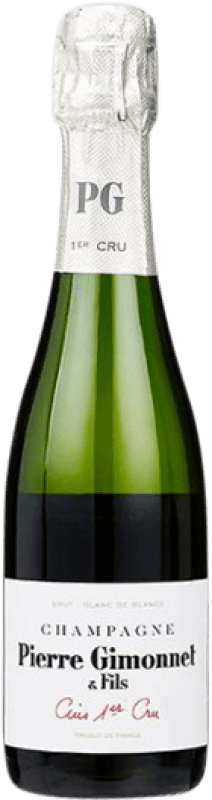 33,95 € Free Shipping | White Sparkling Wine Pierre Gimonnet Cuis 1er Premier Cru A.O.C. Champagne Champagne France Chardonnay Half Bottle 37 cl