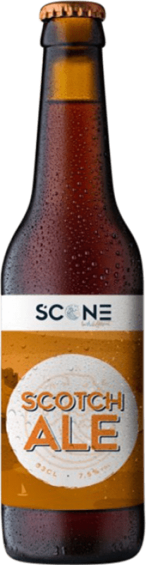 4,95 € 送料無料 | ビール Scone Scotch Ale スペイン 1/3ボトル 33 cl