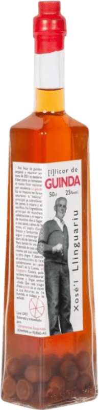 54,95 € Spedizione Gratuita | Liquori Xosé Llinguariu Spagna Bottiglia Medium 50 cl Guindas — Amarene