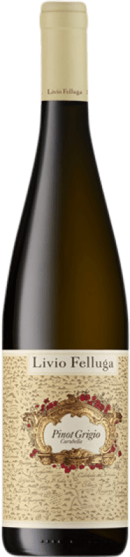 62,95 € 免费送货 | 白葡萄酒 Livio Felluga Curubella D.O.C. Friuli 弗留利 - 威尼斯朱利亚 意大利 Pinot Gris — 灰皮诺 75 cl