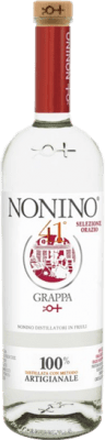 51,95 € Envio grátis | Grappa Nonino 41º D.O.C. Friuli Itália 70 cl