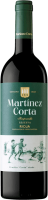 16,95 € Spedizione Gratuita | Vino Rosso Bodegas Martínez Corta Riserva D.O.Ca. Rioja La Rioja Spagna Tempranillo 75 cl