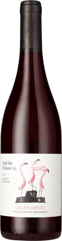 9,95 € Spedizione Gratuita | Vino Rosato Credo And The Winner Is D.O. Penedès Catalogna Spagna 75 cl