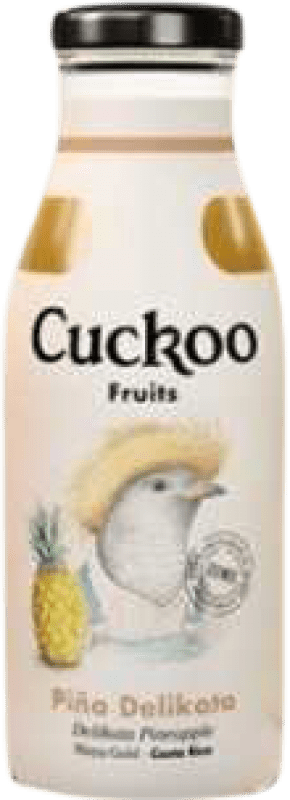 3,95 € Spedizione Gratuita | Succo Cuckoo Delikata Spagna Bottiglietta 25 cl Piña — Ananas