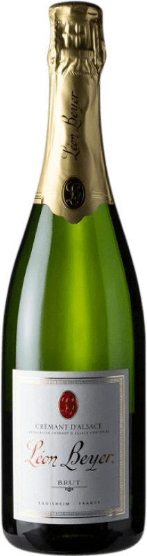 29,95 € 送料無料 | 白のスパークリングワイン Léon Beyer Brut — ブリュット A.O.C. Crémant d'Alsace アルザス フランス Pinot Blanc — ピノ・ブラン 75 cl