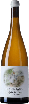 53,95 € Envío gratis | Vino Blanco Uvas Felices El Jardín de Lucía As Quintáns D.O. Rías Baixas Galicia España Albariño 75 cl
