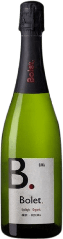 14,95 € Spedizione Gratuita | Spumante Bianco Bolet Brut Riserva D.O. Cava Catalogna Spagna Macabeo, Xarel·lo, Parellada Eco — Biologico 75 cl