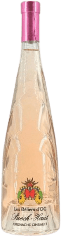10,95 € 免费送货 | 桃红葡萄酒 Château Puech-Haut Les Béliers 年轻的 朗格多克 - 鲁西荣 法国 75 cl