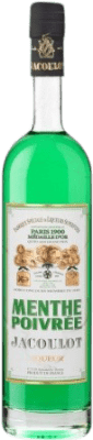 35,95 € Envio grátis | Licor de Ervas Jacoulot Menthe Poivrée França 70 cl Peppermint — Hortelã-Pimenta