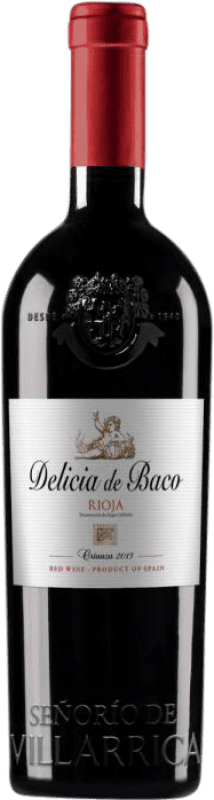 54,95 € Kostenloser Versand | Rotwein Señorío de Villarrica Delicia de Baco Crianza — Kurze Fassreifung D.O.Ca. Rioja La Rioja Spanien Magnumflasche 1,5 L